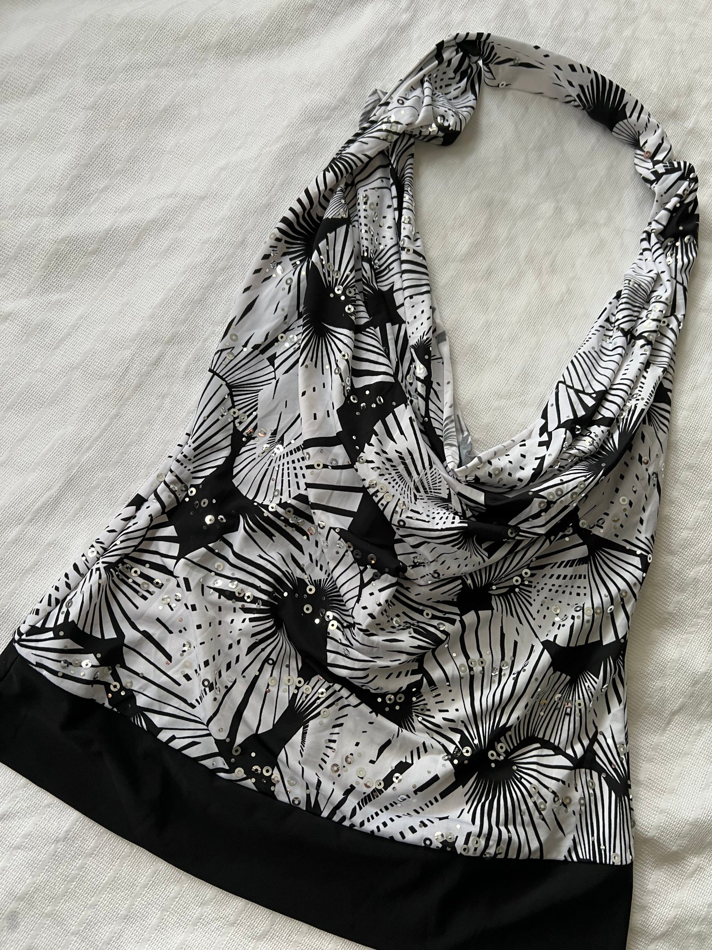 00s cowl neck top - Size S