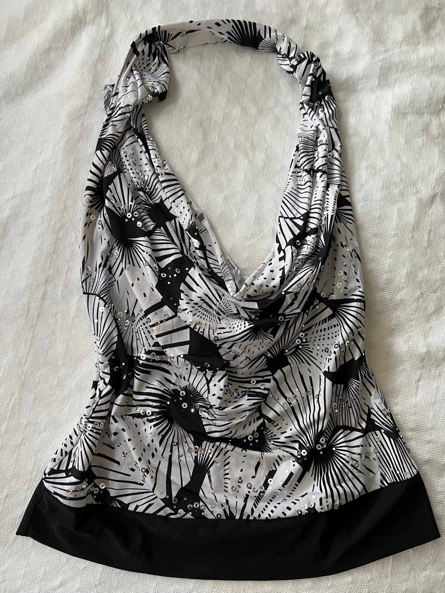 00s cowl neck top - Size S
