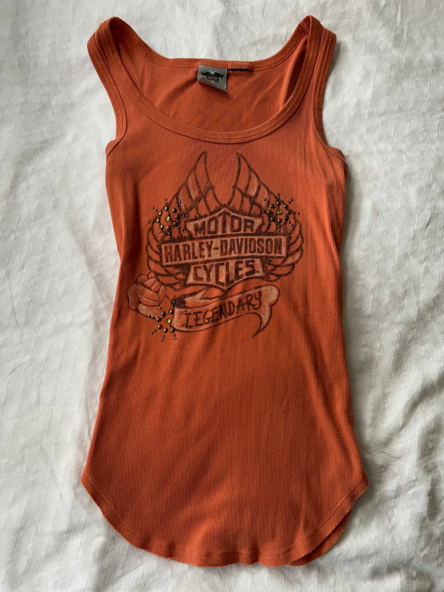 00s vintage Harley Davidson vest top - Size S/M