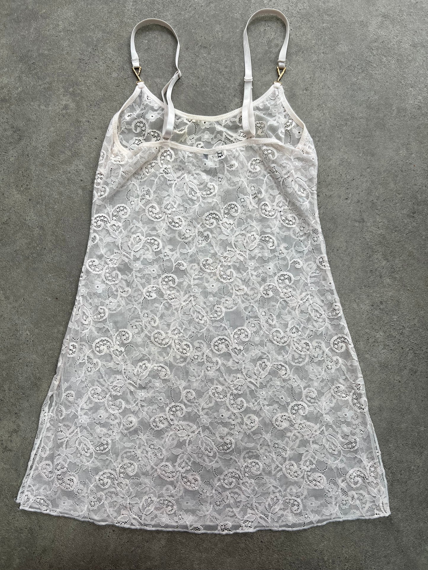 90s Lace lingerie dress - S/M