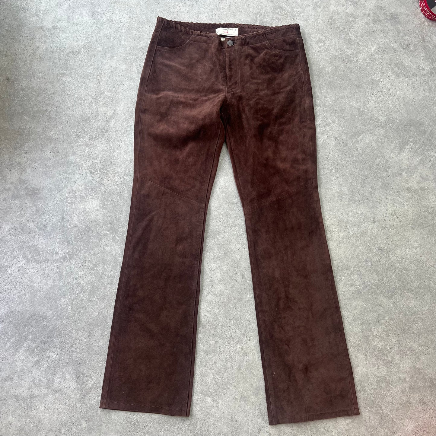 FINISH - 90s Brown Suede Trousers