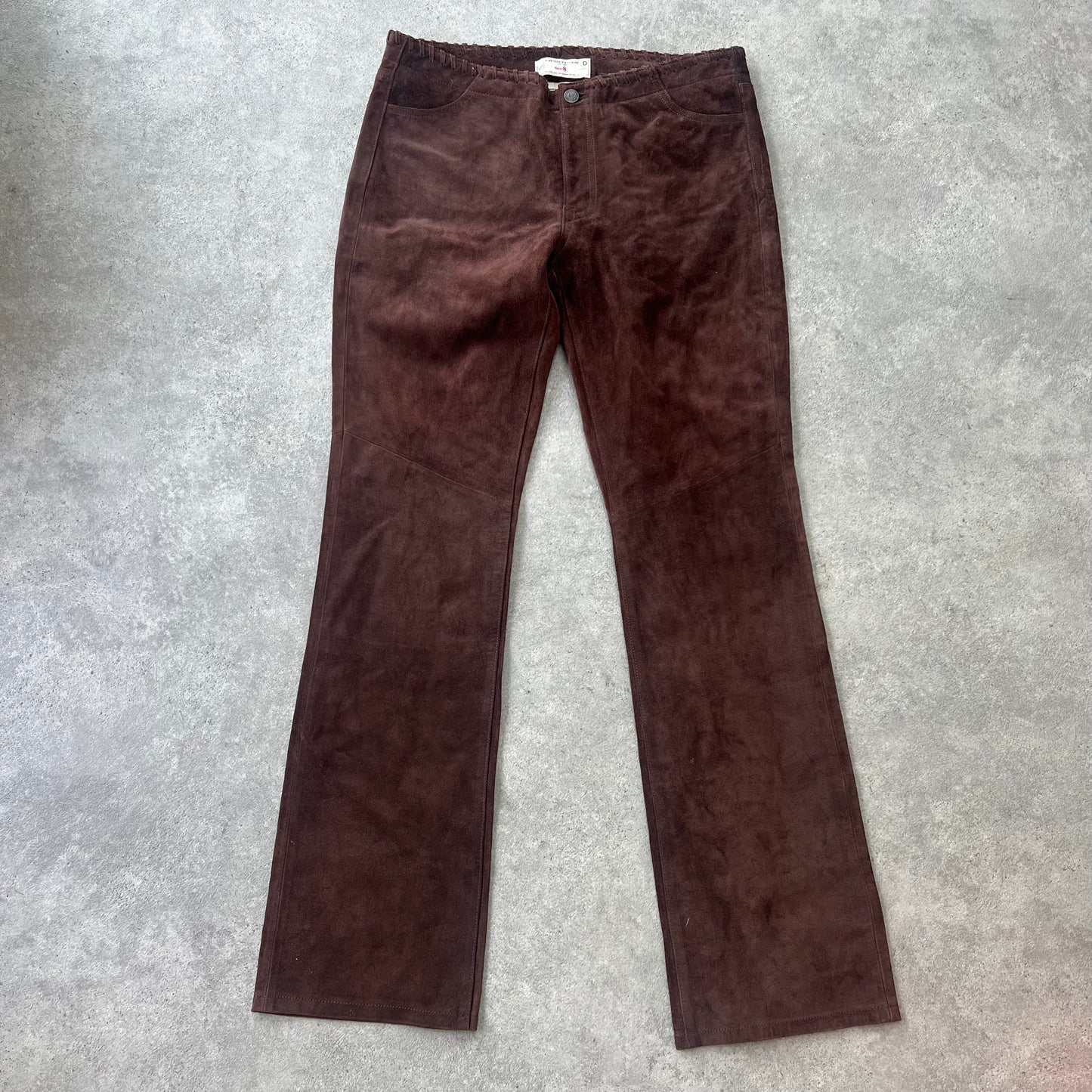 FINISH - 90s Brown Suede Trousers