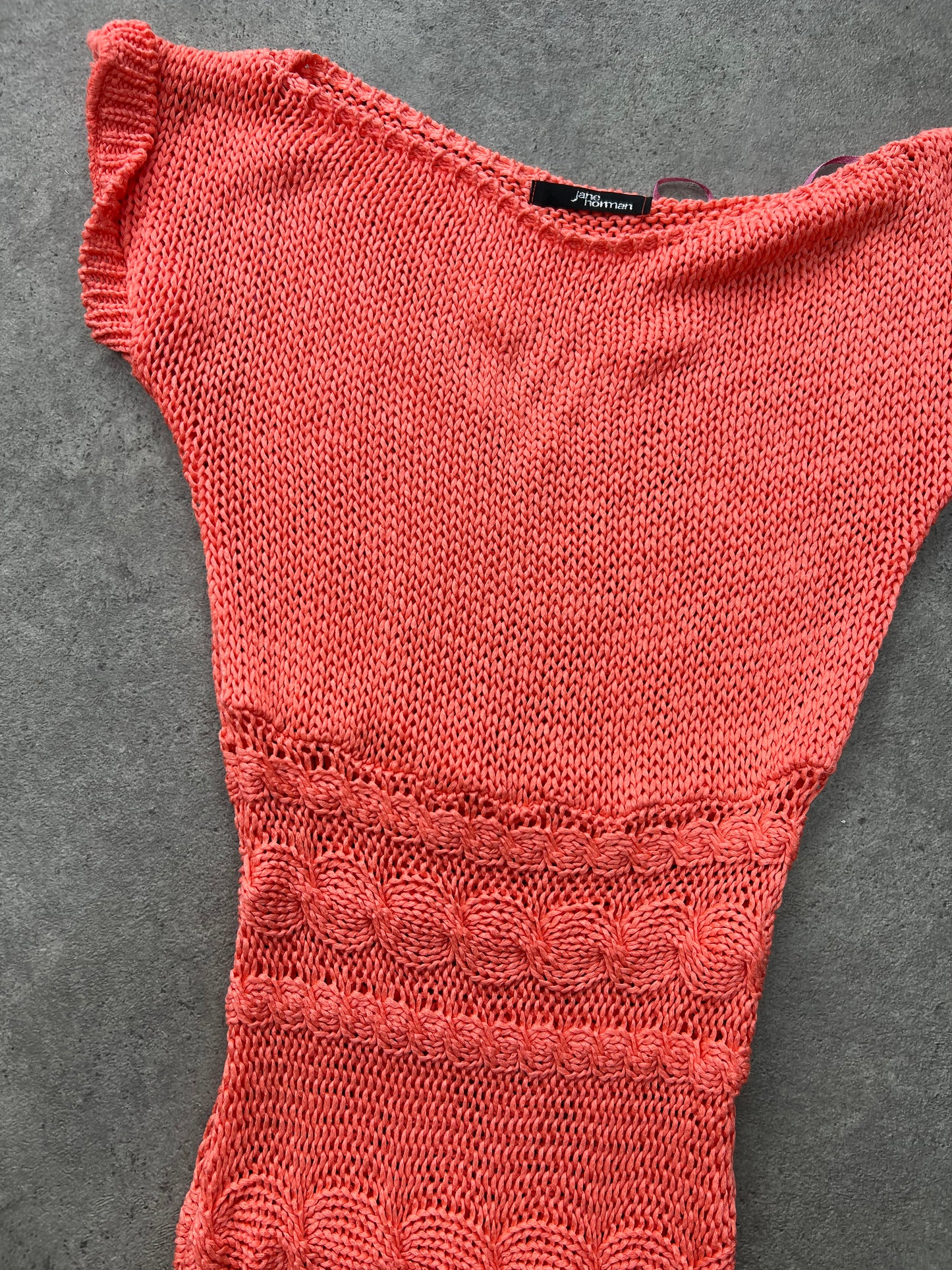 Pink Jane Norman Knit Boatneck Top