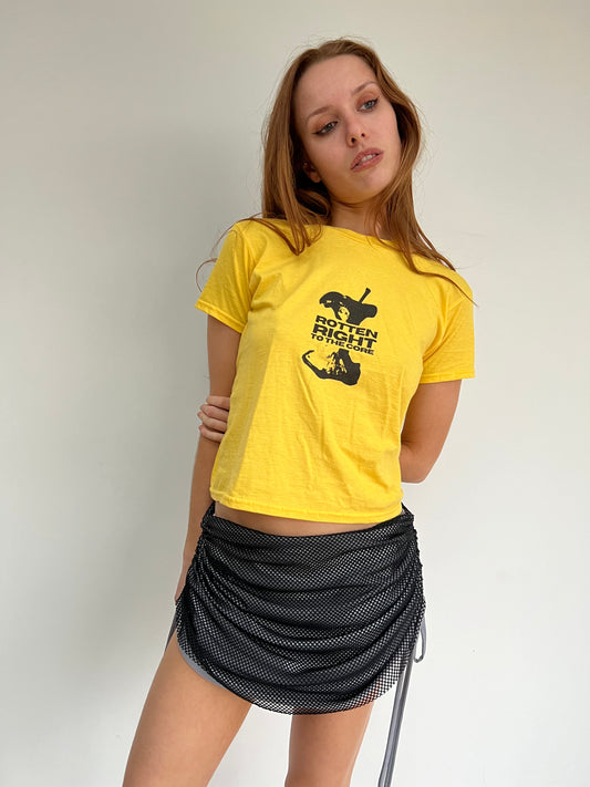 Rotten Right To The Core Apple Slogan Tee