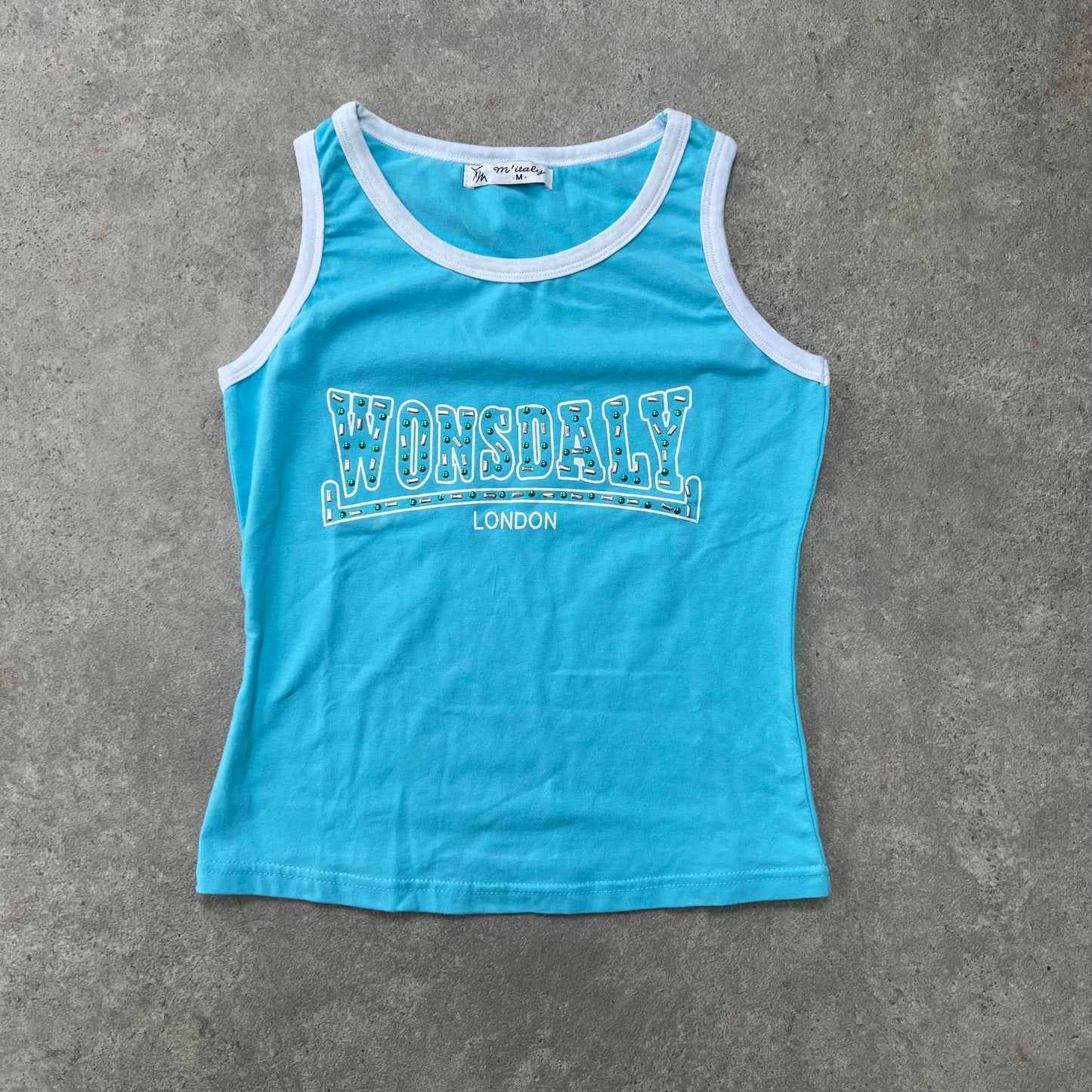 Lonsdale style blue vest