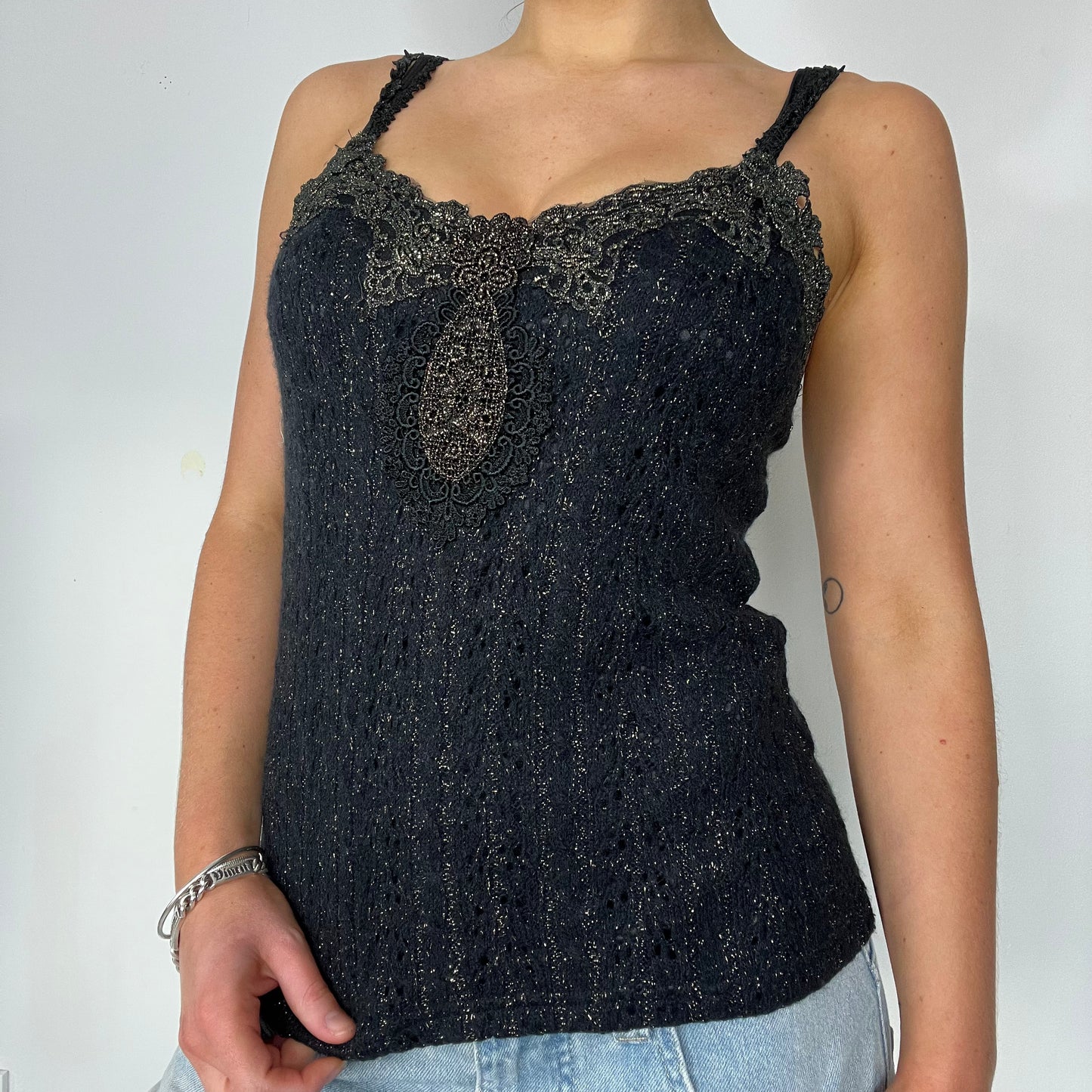Y2K vintage knit cami top - Size s/m