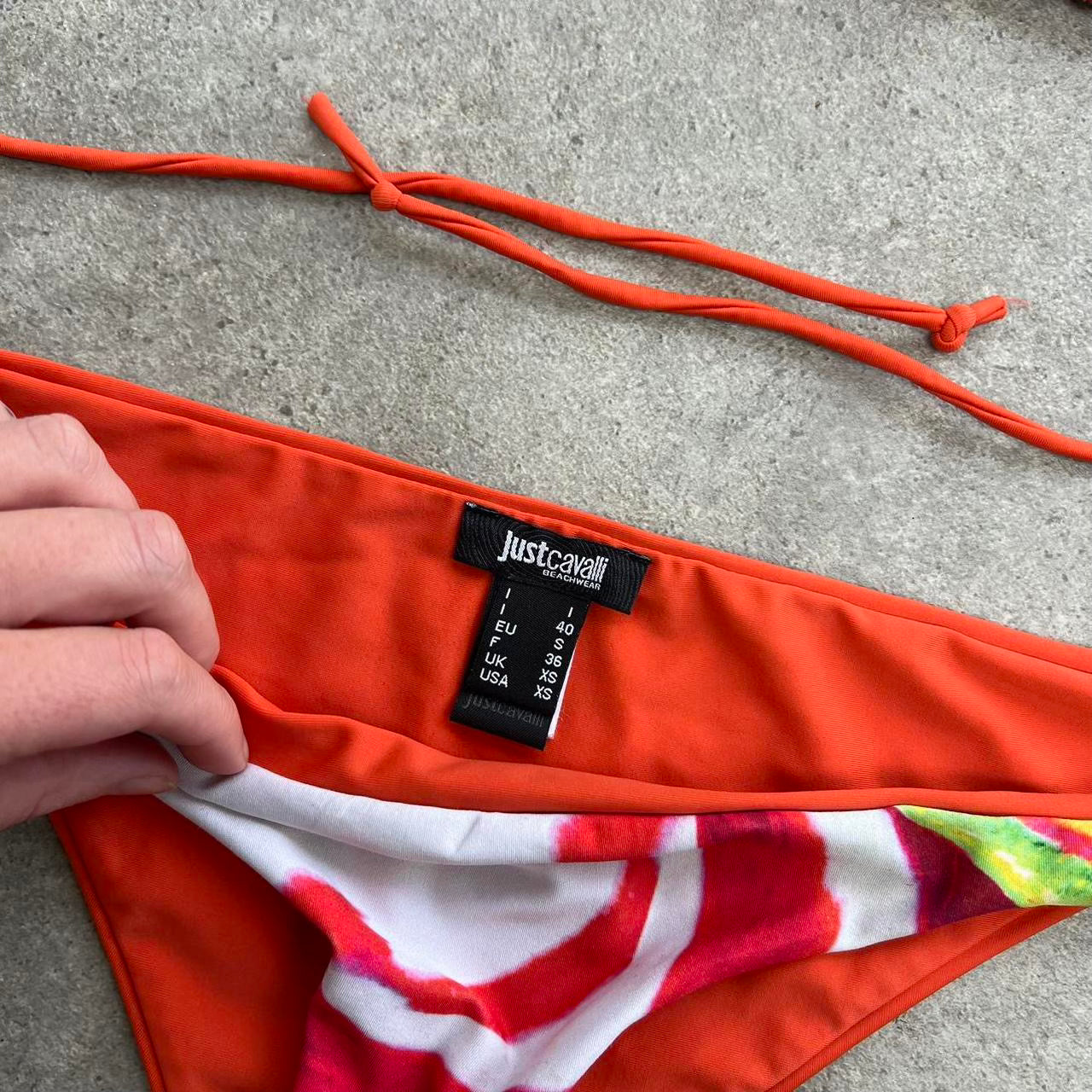 Y2K Vintage Just Cavalli Multicolour Bikini