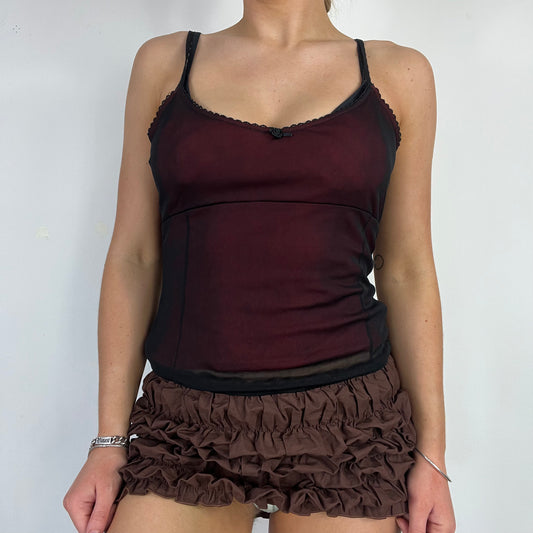00s Pimkie mesh cami top - Size S