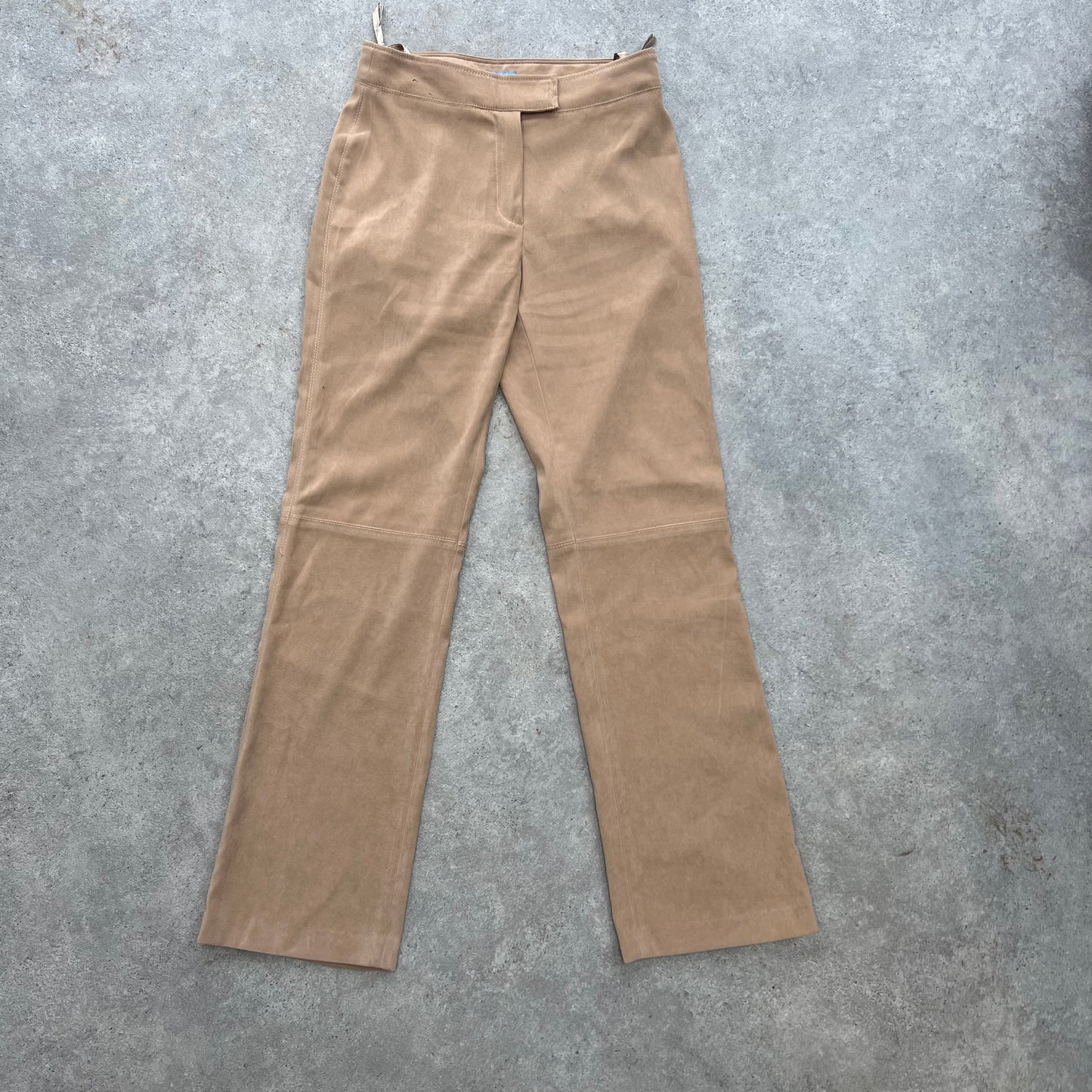 90s Beige Straight Leg Trousers