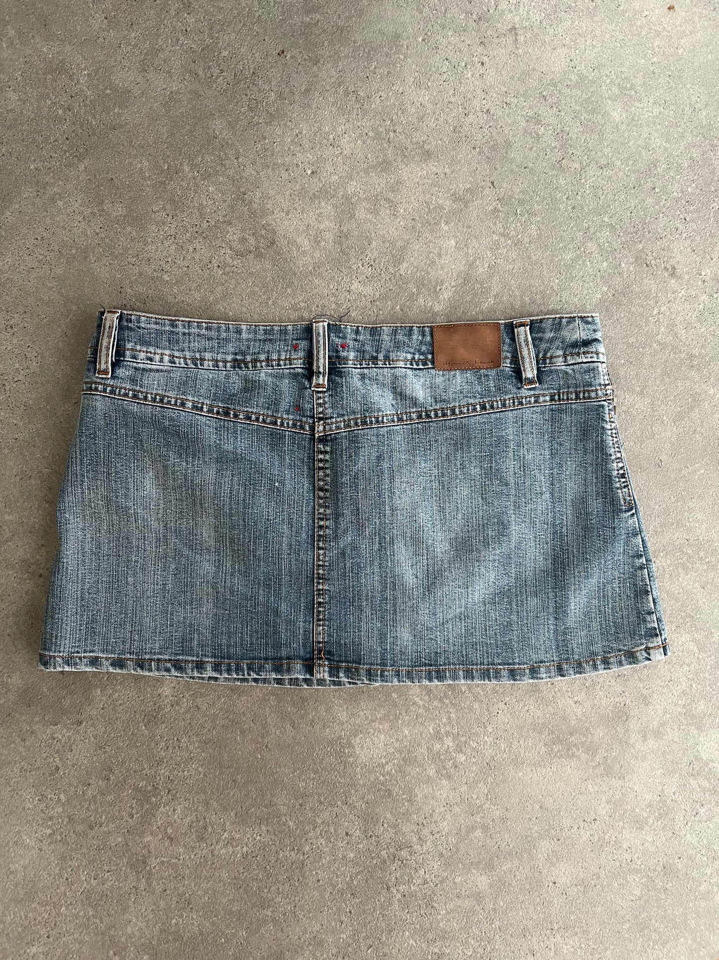 Vintage 90s denim mini skirt