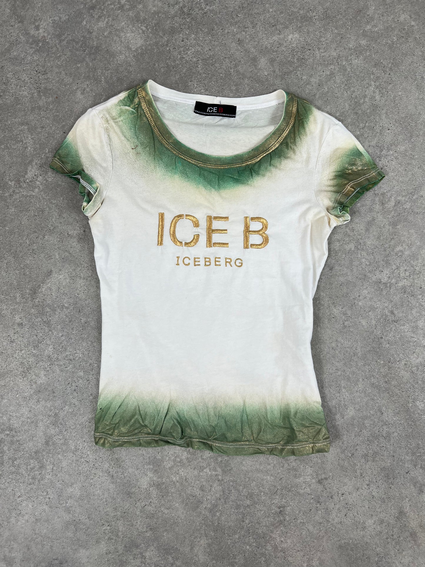 Iceberg Scoop Neck T Shirt Top