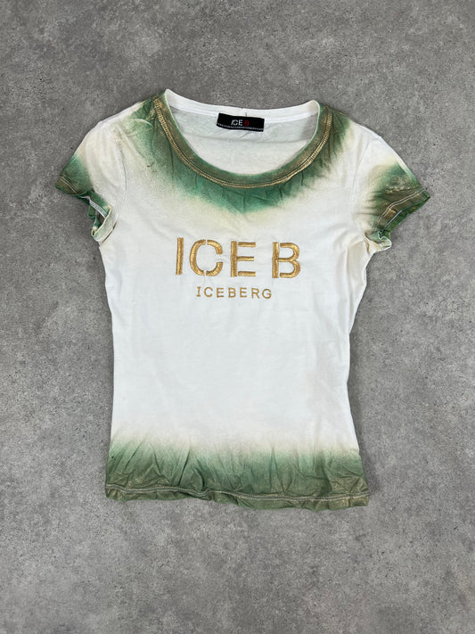 Iceberg Scoop Neck T Shirt Top