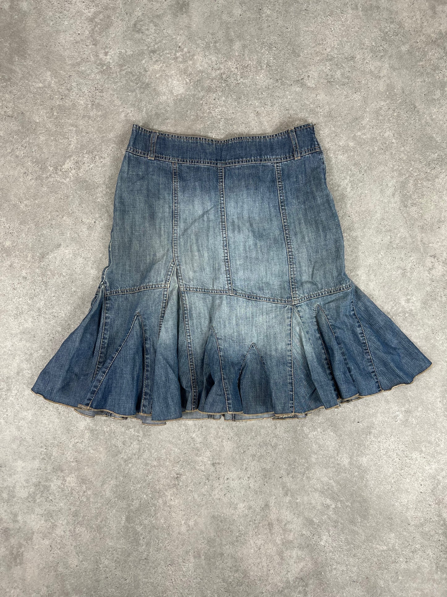 90s Denim Rara Midi Skirt