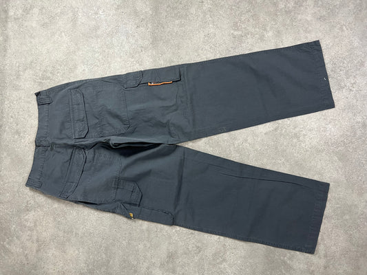 90s Grey Denim Cargos (L)