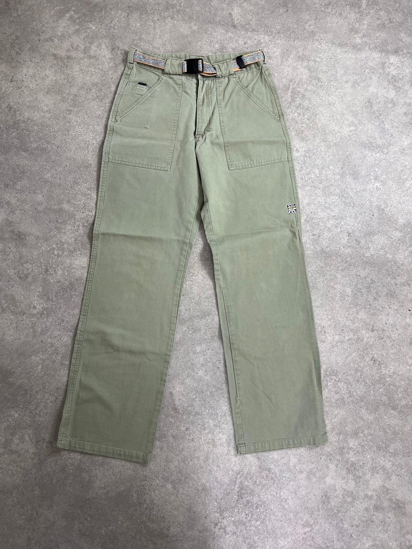 90s REJOICE khaki utility pants (s)