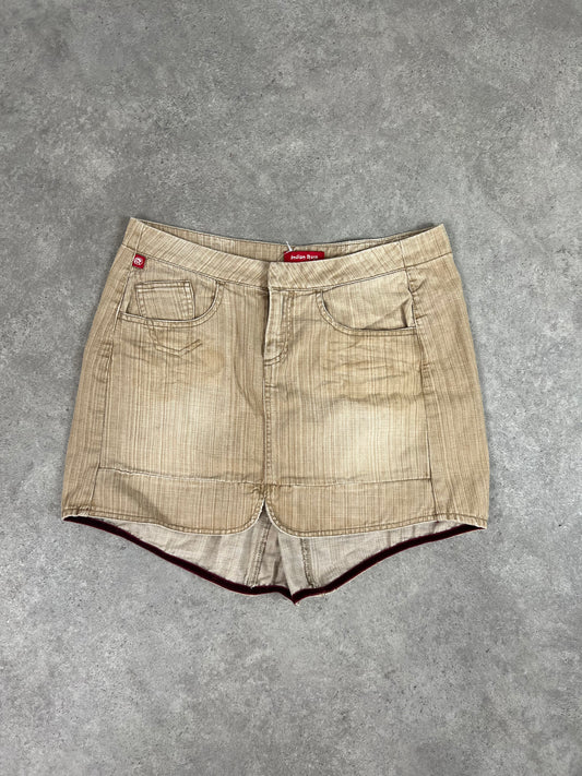 90s Khaki Low Rise Skirt (L)