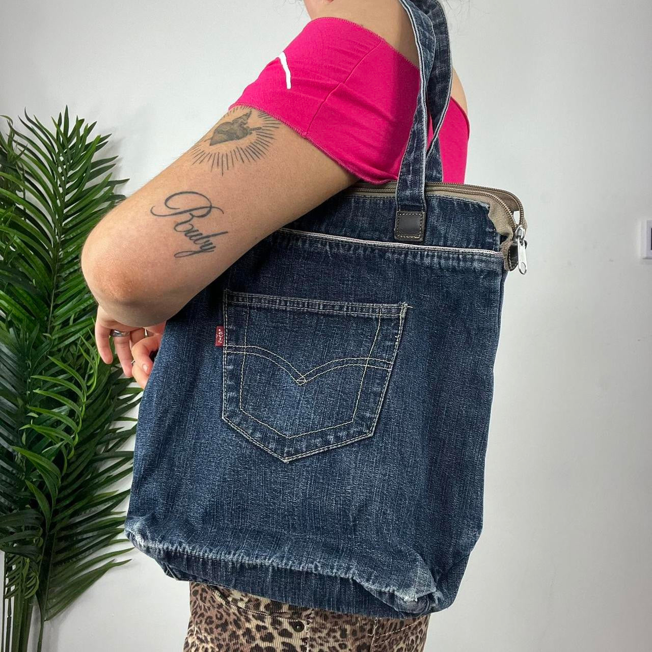 90s Denim Levi's Tote Bag