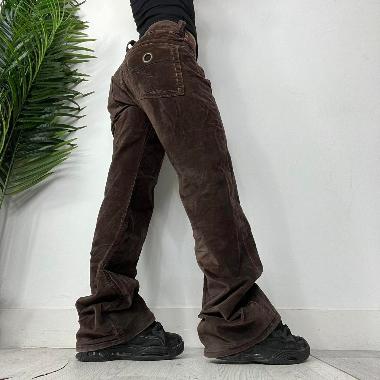 90s Miss Sixty Brown Corduroy Baggy Trousers