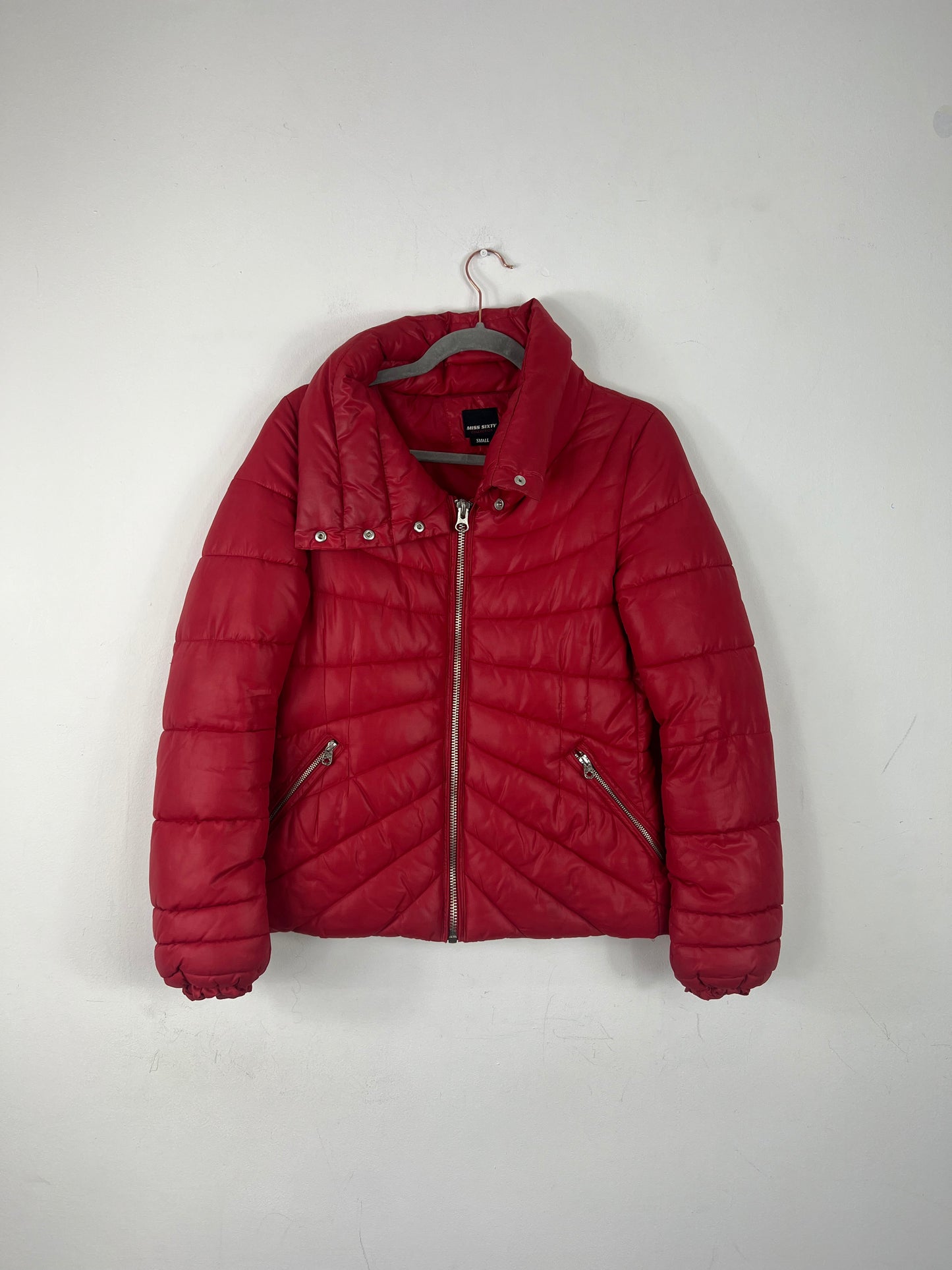 90s Miss Sixty red puffer