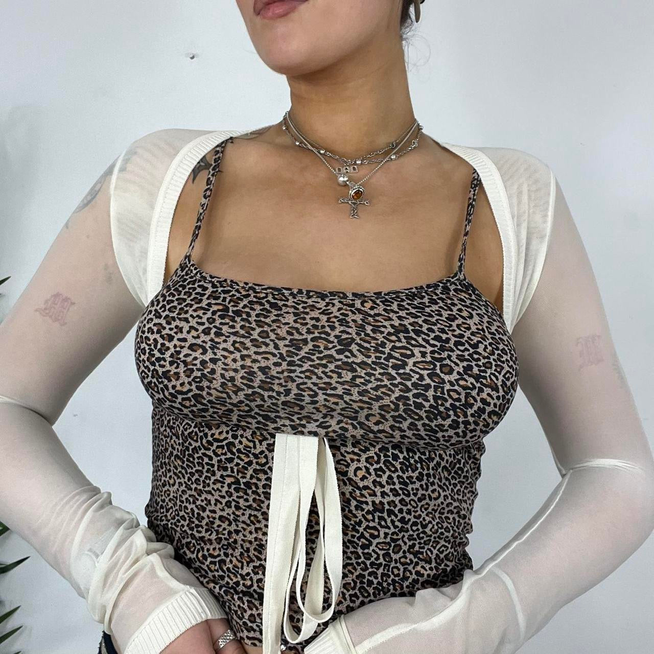 90s White Mesh Bolero - Small