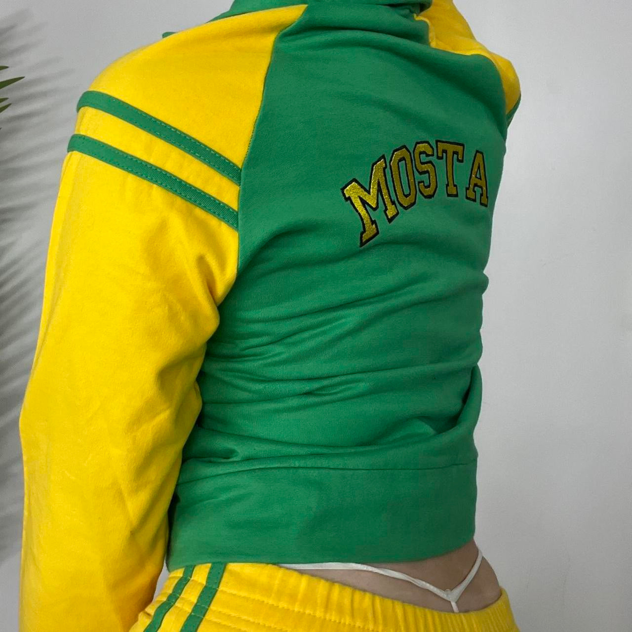 90s Green Yellow Brazil Tracksuit