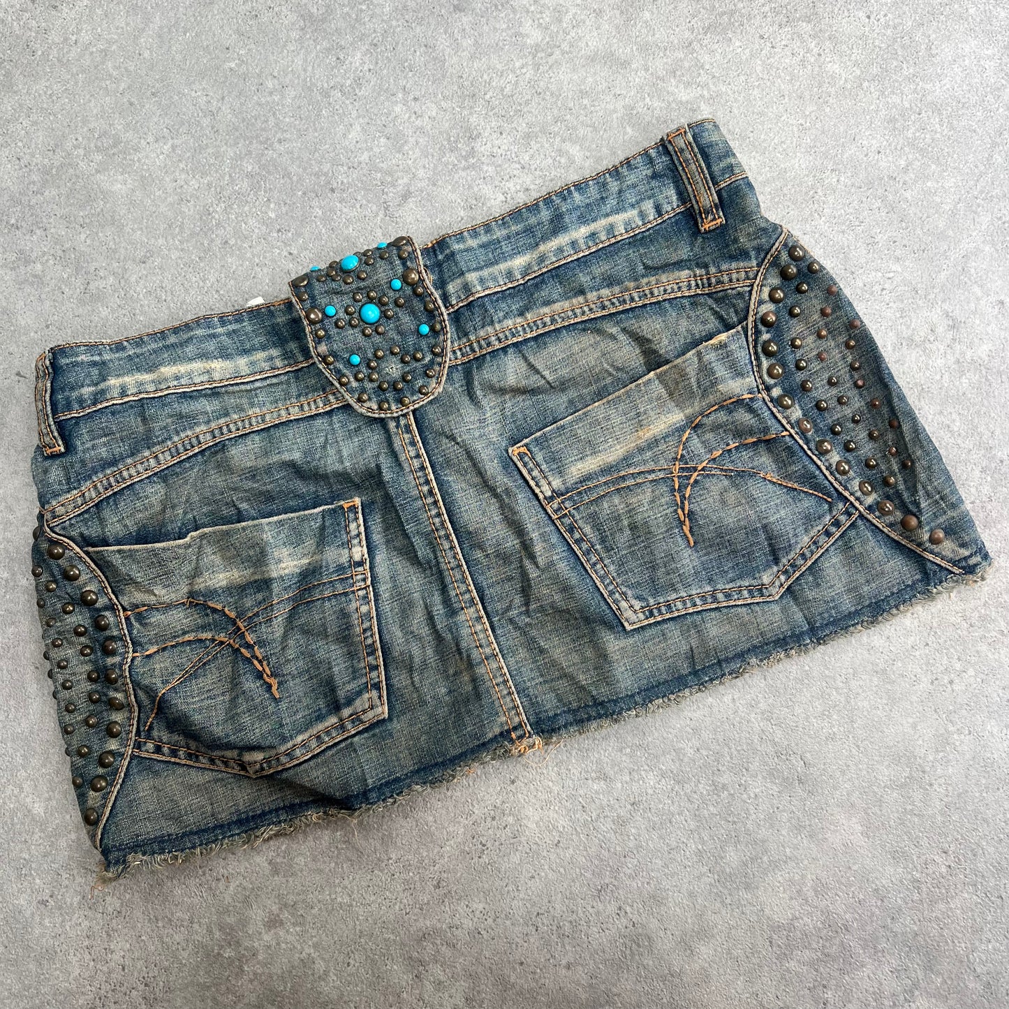 Y2K Phard Denim Mini Skirt