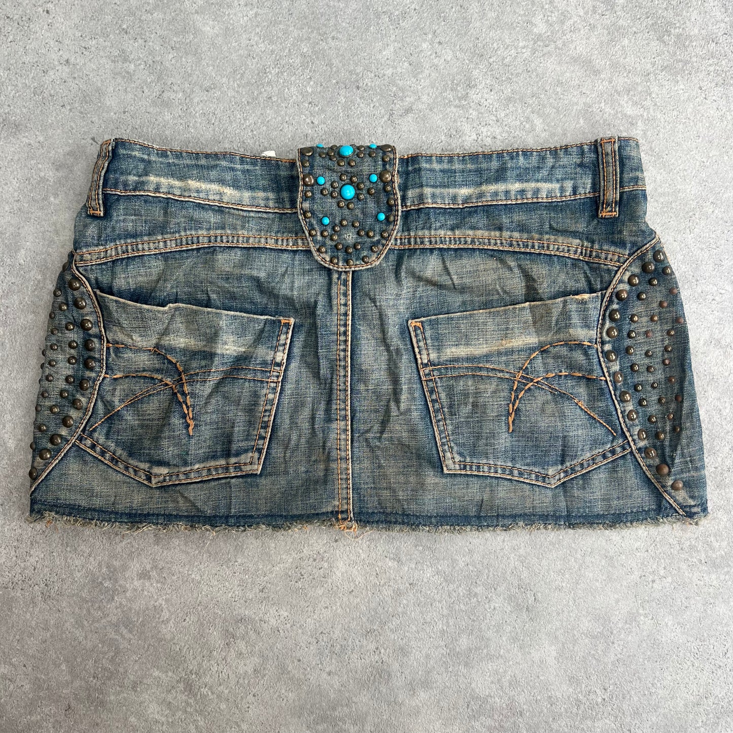 Y2K Phard Denim Mini Skirt