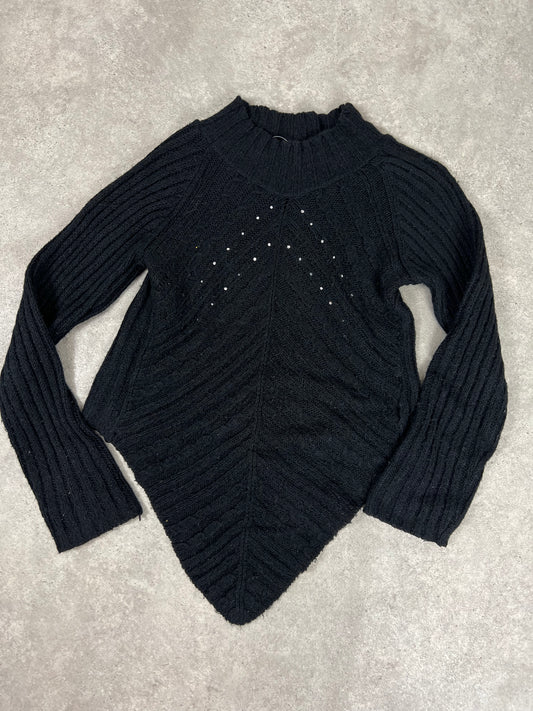 90s knit black jumper