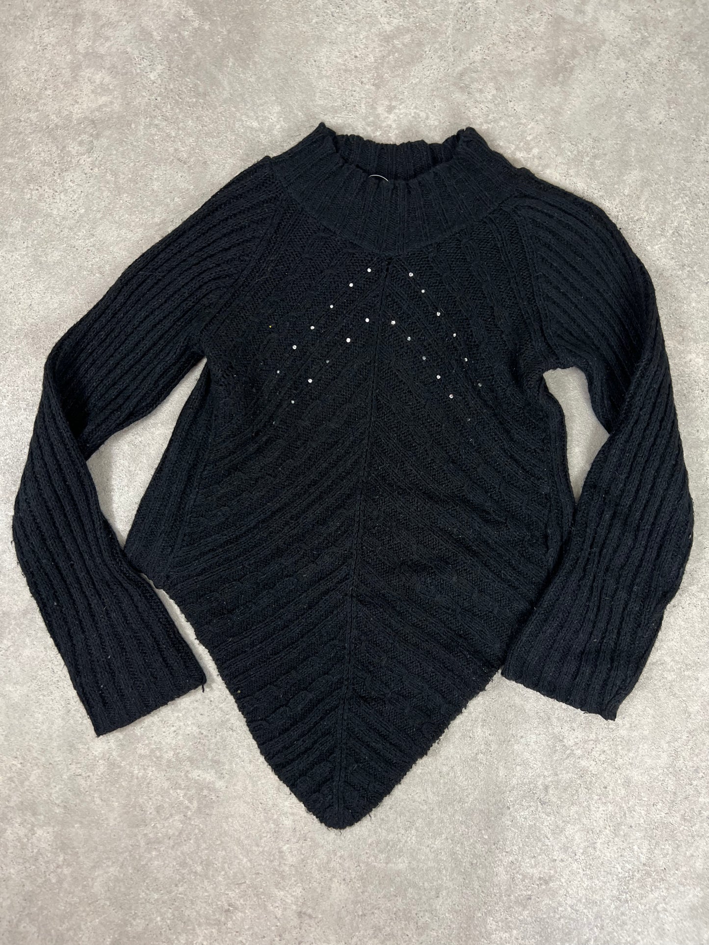 90s knit black jumper