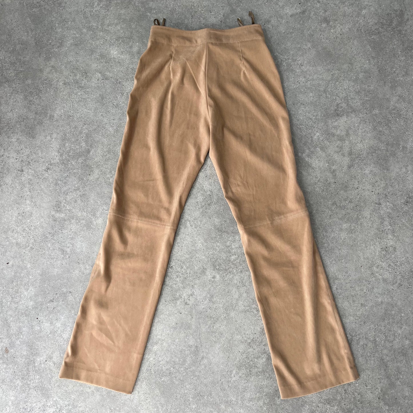 Like Suede Y2K Flare Straight leg Trousers