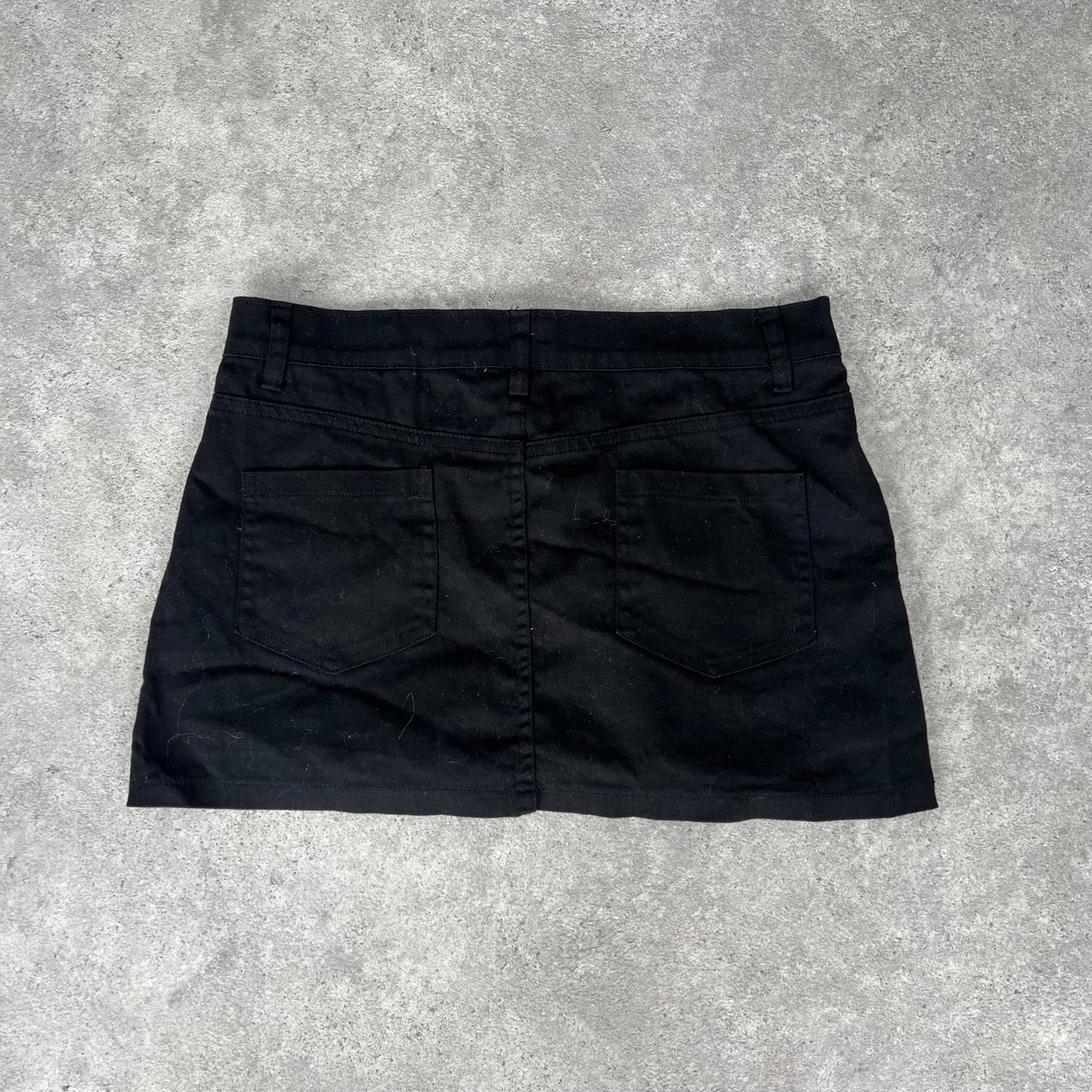 Black Mini Y2K Skirt