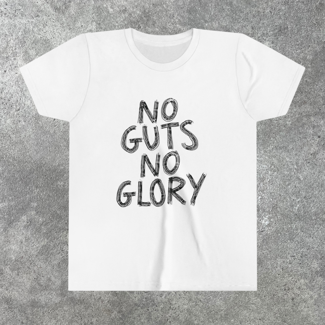 Slogan "No Guts" Baby Tee