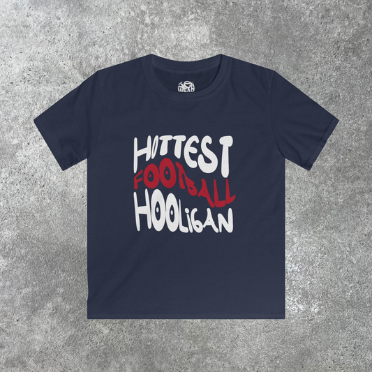 'Hottest Football Hooligan' Graphic Baby Tee