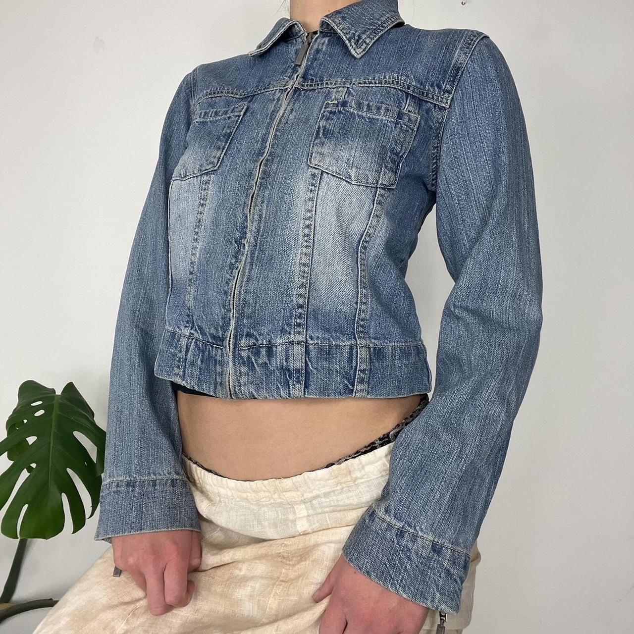 Light wash denim jacket