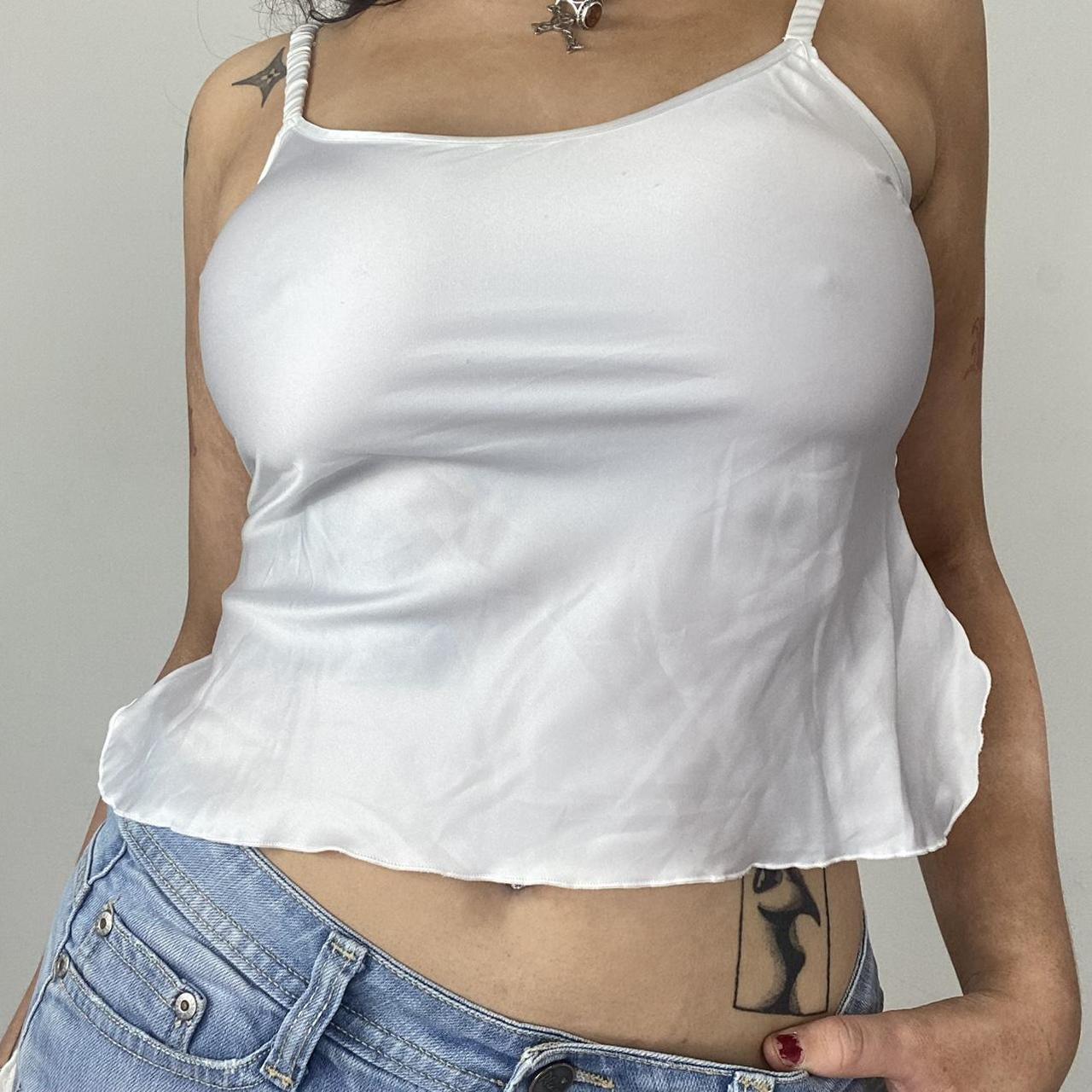 INTIMISSIMI  white satin camisole top