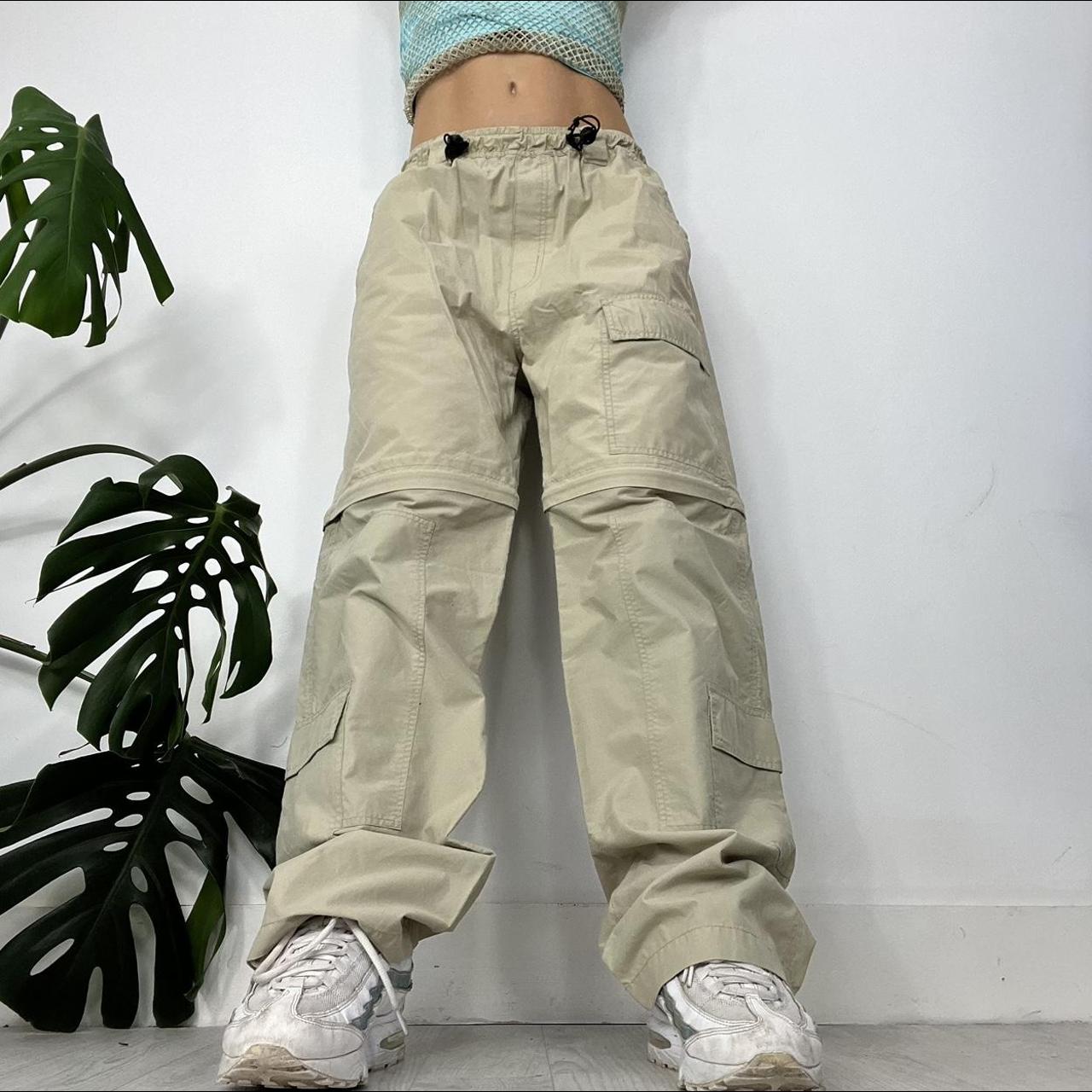 90s toggle beige cargo trousers