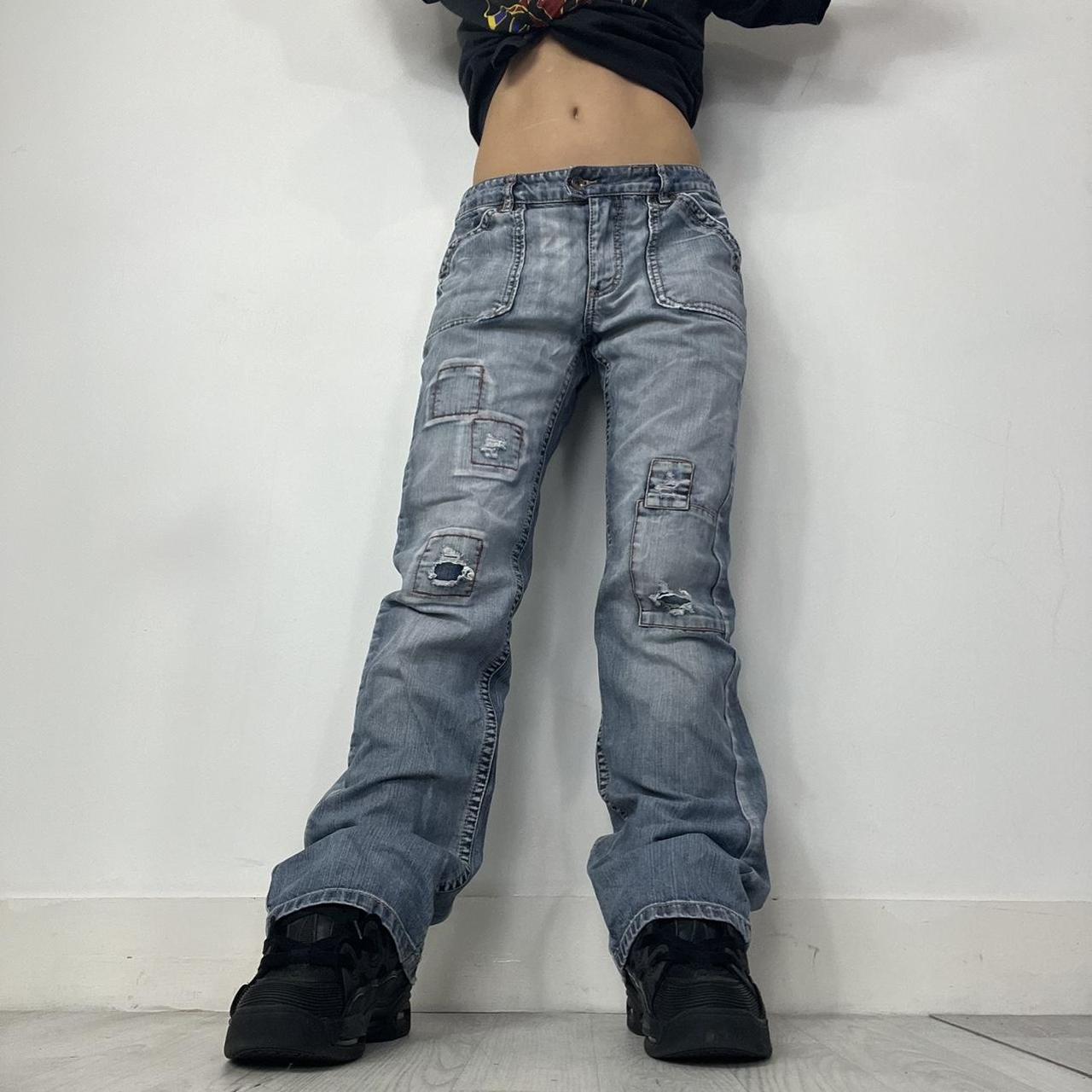 90s ESPRIT true vintage light wash low rise denim jeans