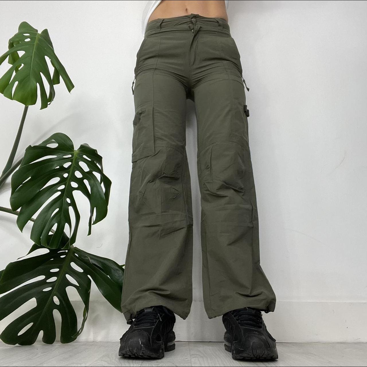 Khaki cargo trousers