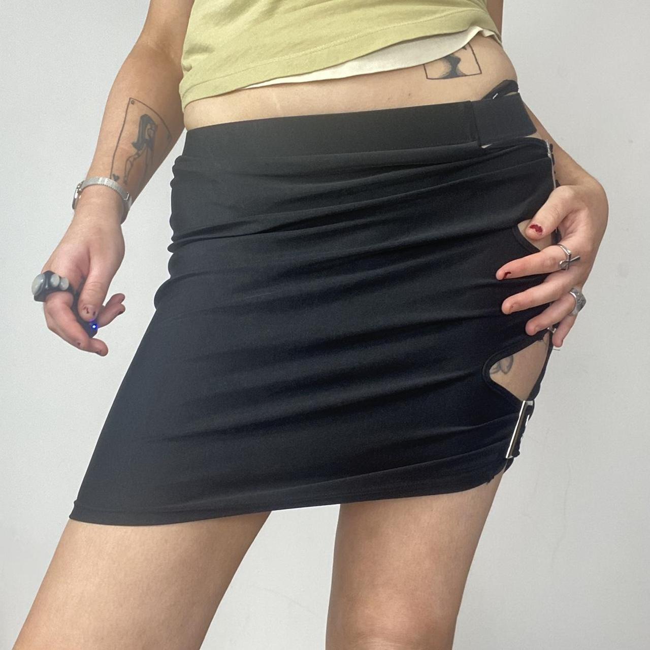 Mini black skirt