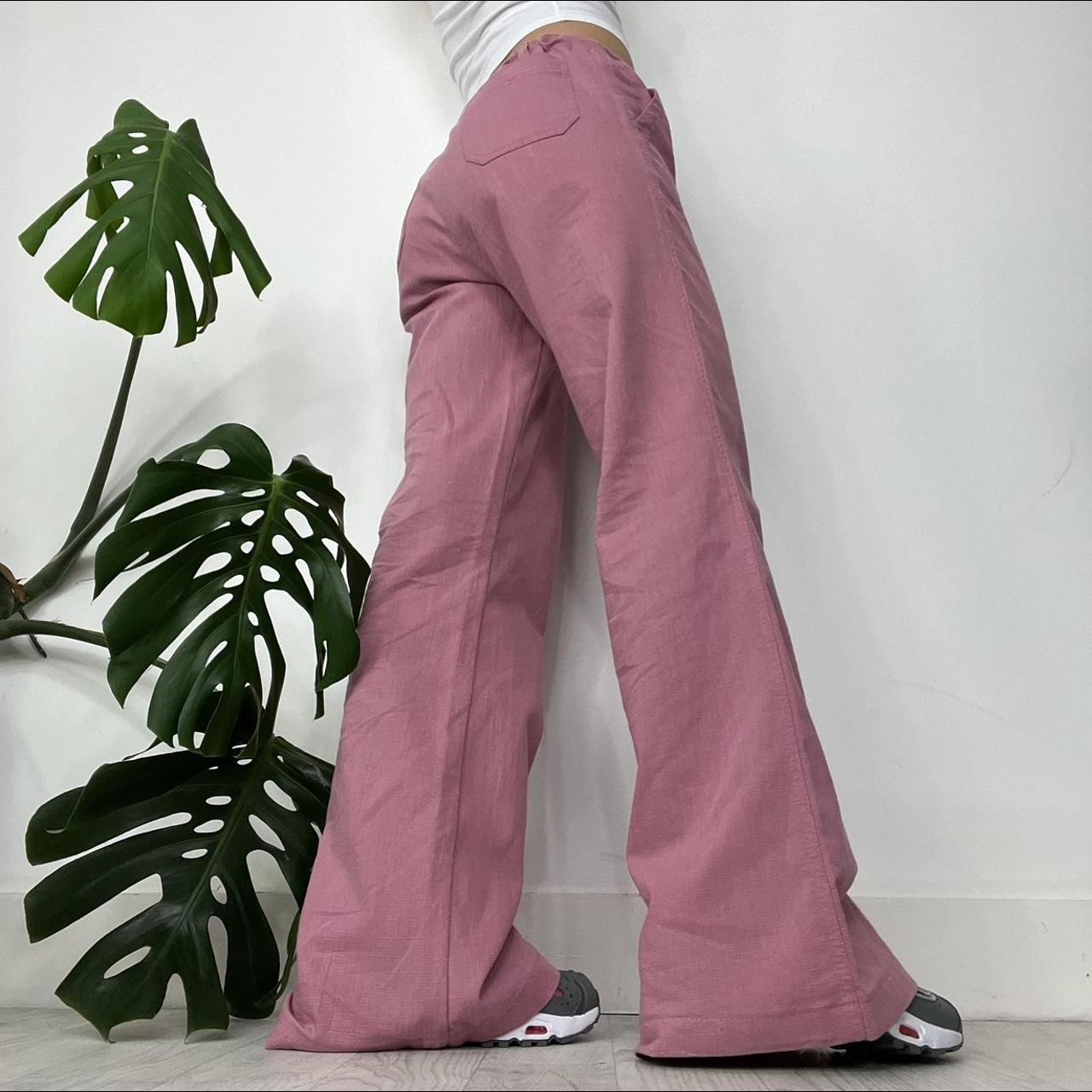 Linen baggy trousers