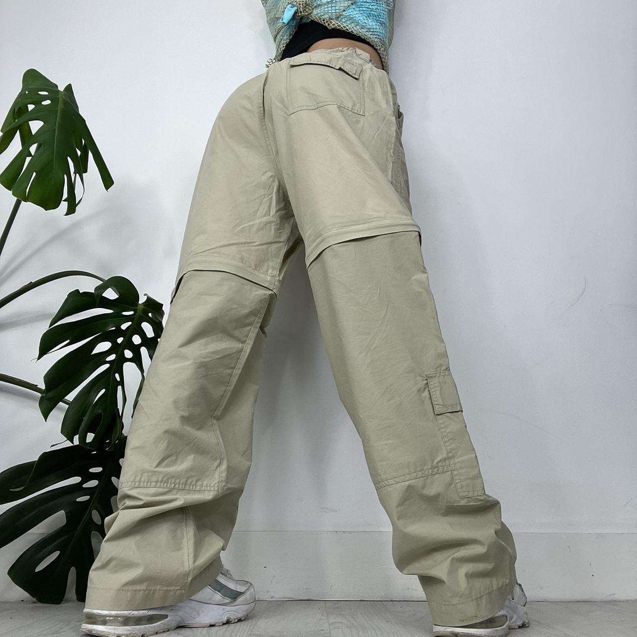 90s toggle beige cargo trousers