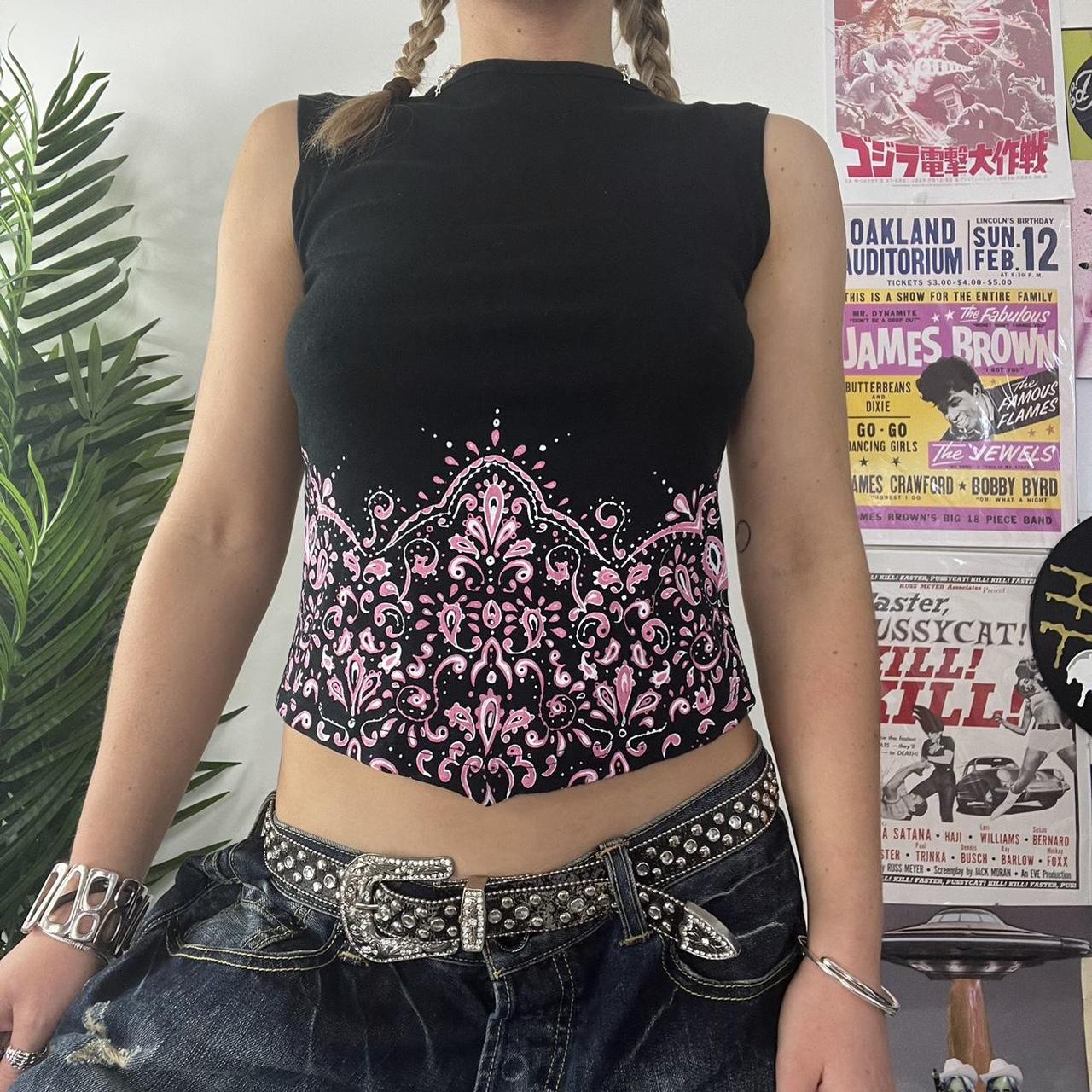 Paisley print  crop top