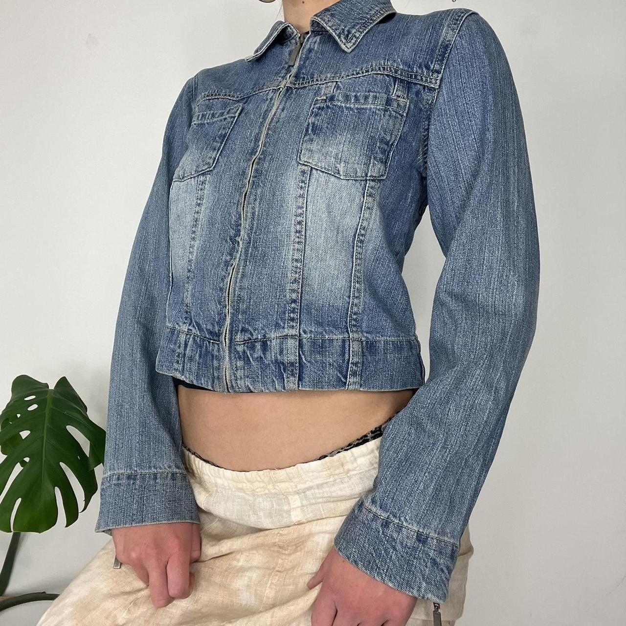 Light wash denim jacket