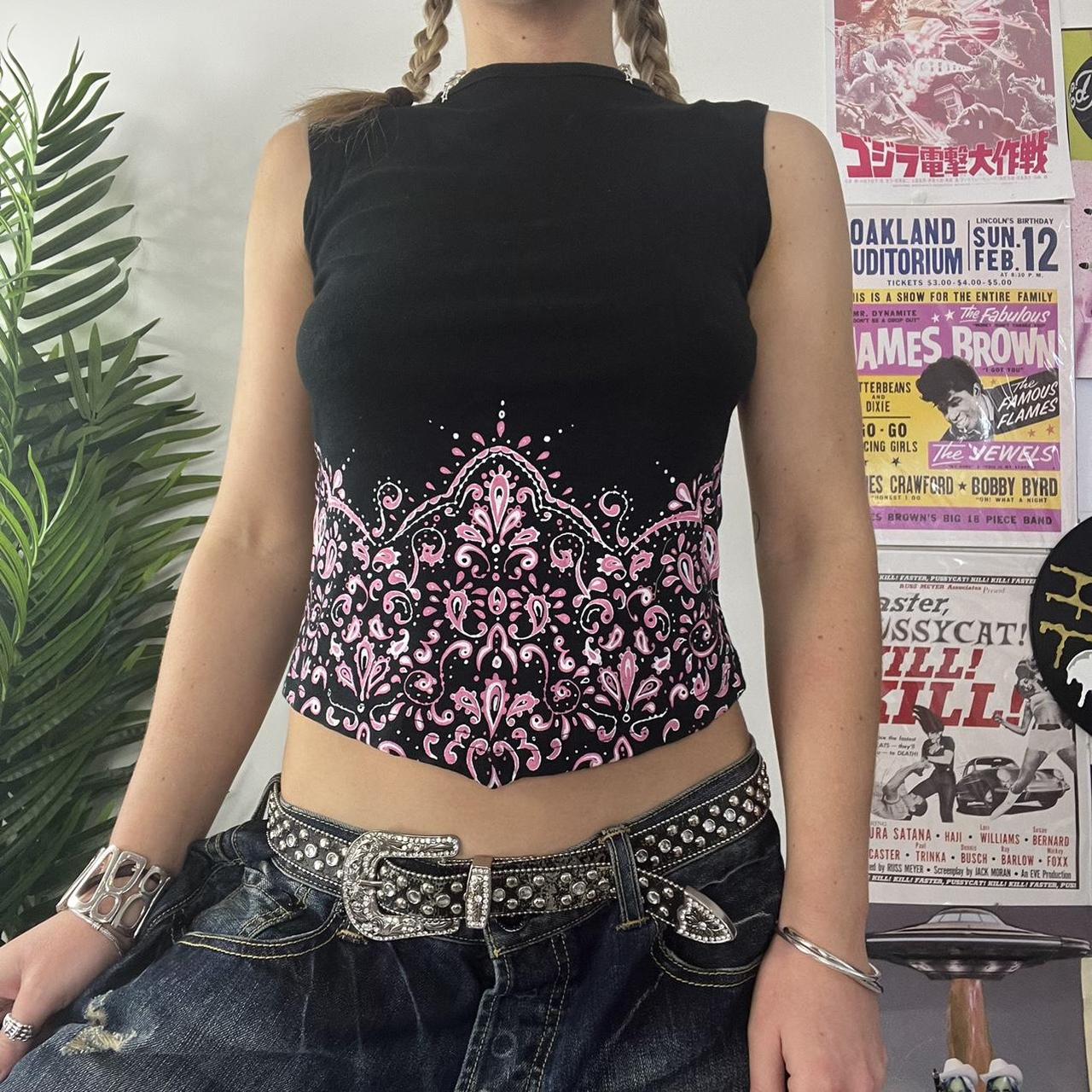 Paisley print  crop top